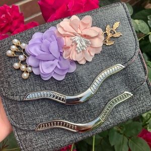 Floral mini purse